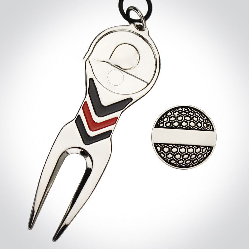 Golf Green Fork Ball Marker Golf Accessory