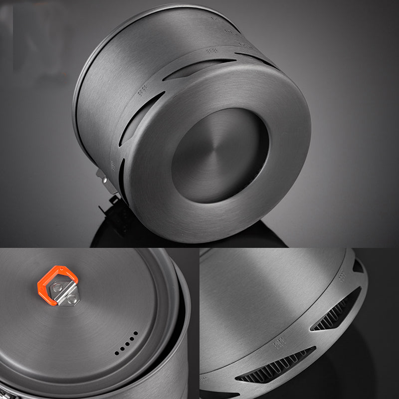 Heat Exchanger Camping Cookware Set With Utensils