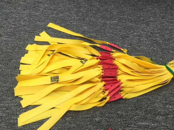 10pcs Slingshot Elastic Flat Rubber Bands for Hunting Sports