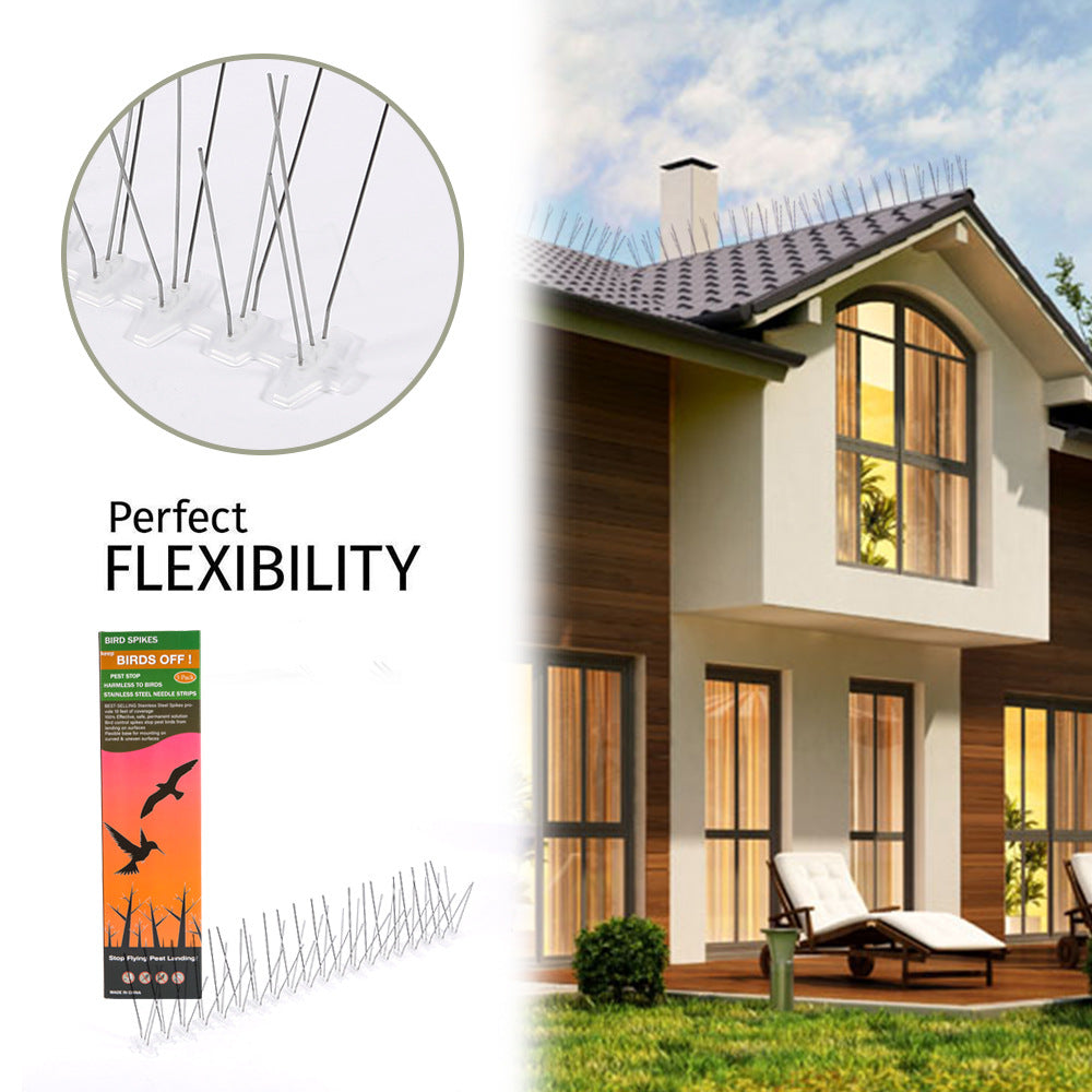 Bird Repellent Spikes and Deterrent System