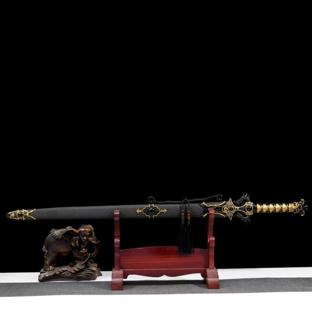 Unsharpened High Manganese Steel Battle Sword Film Prop Decoration