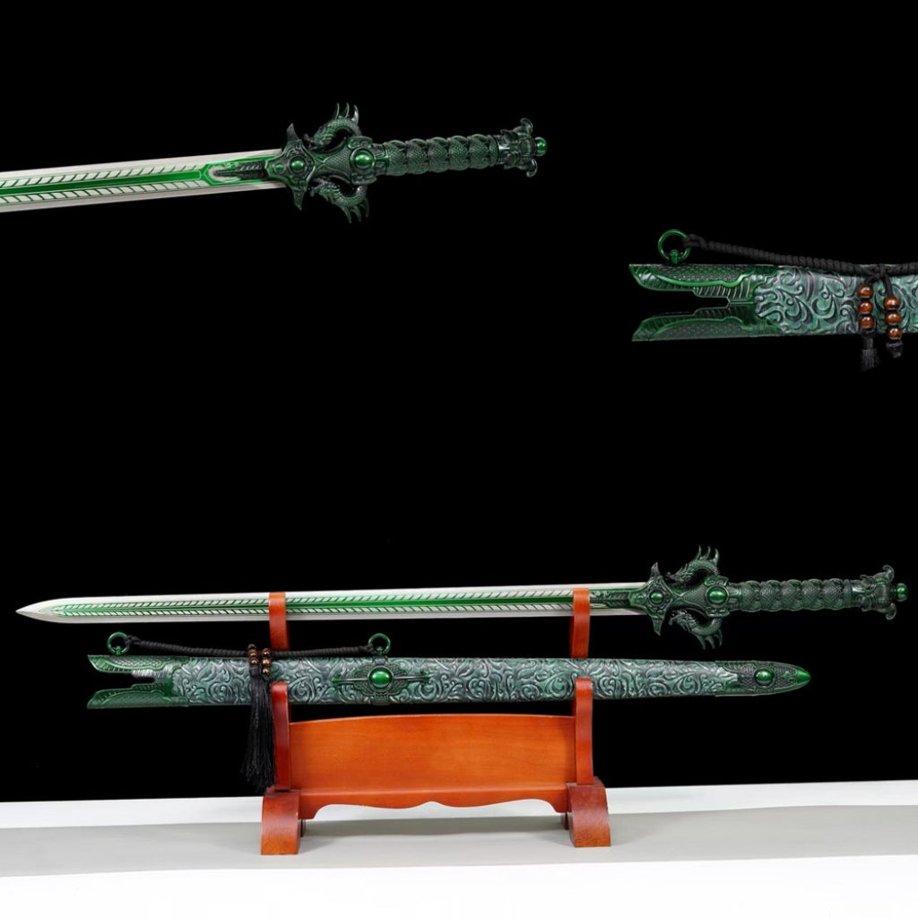 Unsharpened High Manganese Steel Tang Dynasty Xiu Chun Dao Sword