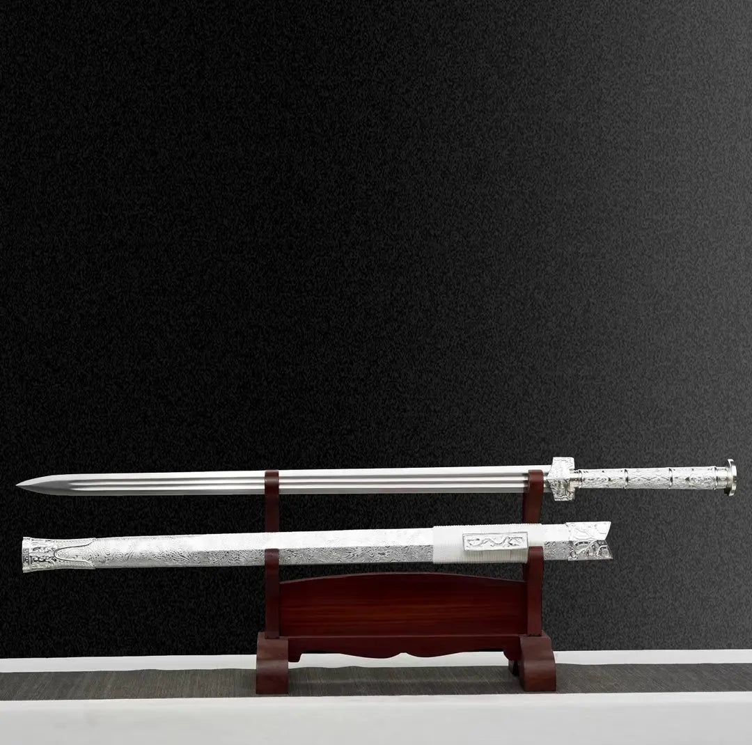 Unsharpened High Manganese Steel Dragon Soul Collectible Sword