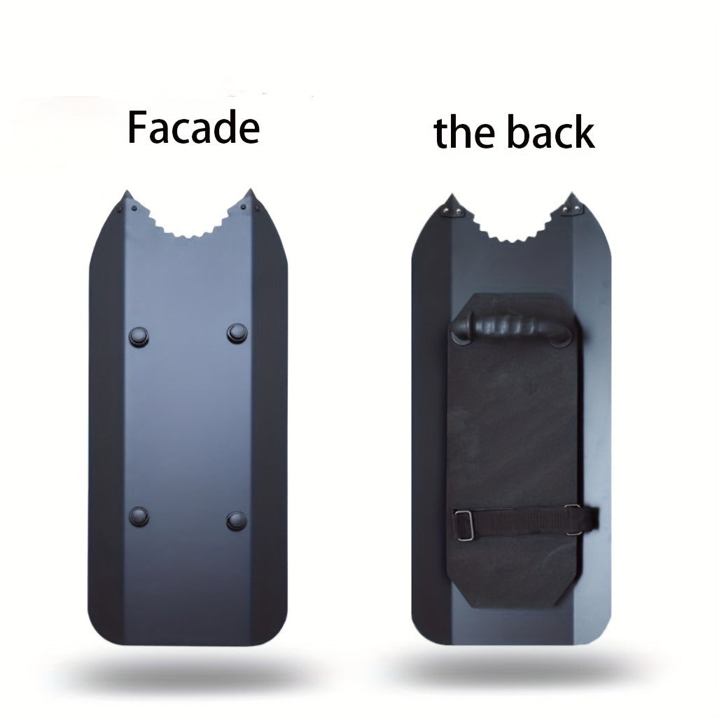 High-Strength Metal Tactical Arm Guard With Dual Head Shield
