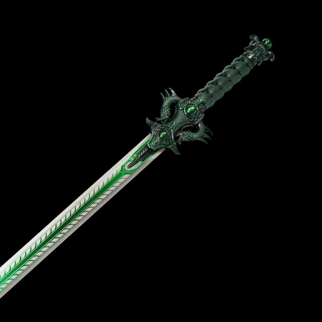 Unsharpened High Manganese Steel Tang Dynasty Xiu Chun Dao Sword