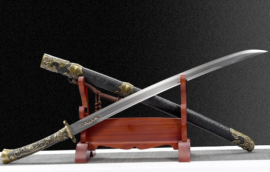 Unsharpened High Manganese Steel Fulong Wild Goose Feather Saber