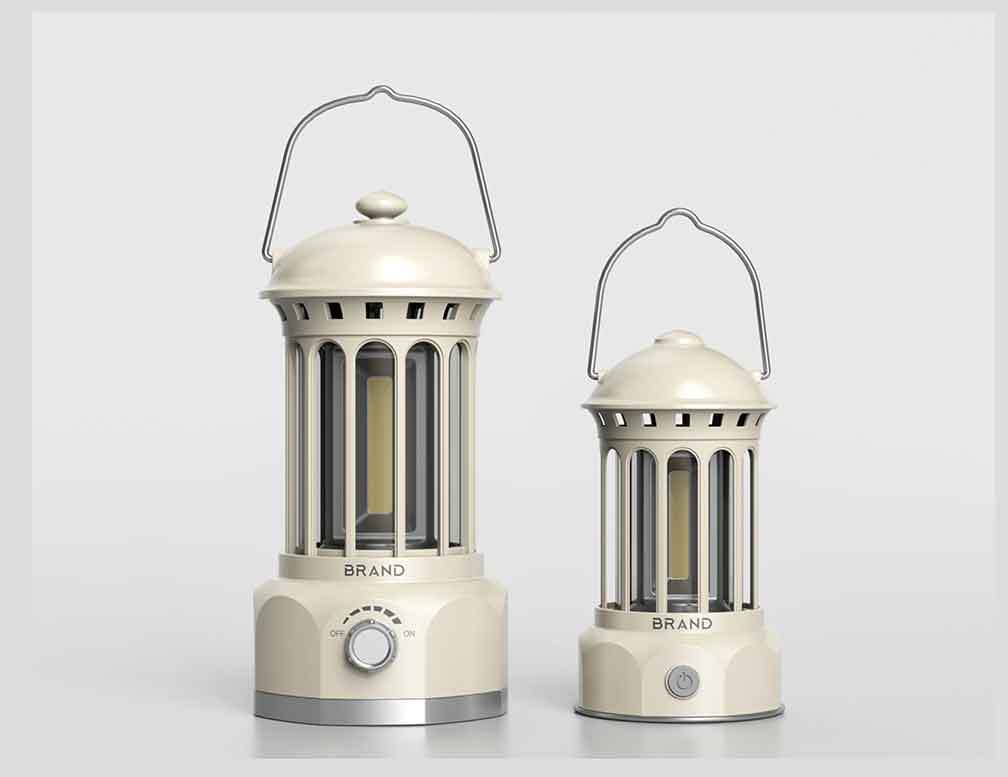 Vintage USB Rechargeable Camping Lantern Mood Tent Light