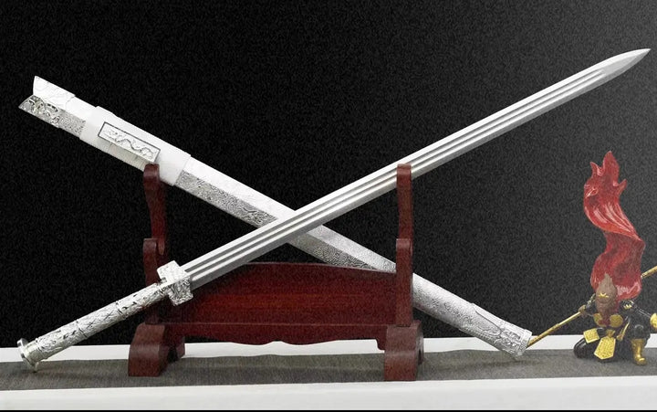 Unsharpened High Manganese Steel Dragon Soul Collectible Sword