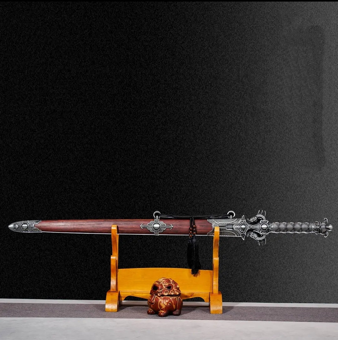 Unsharpened High Manganese Steel Lilong Collectible Sword