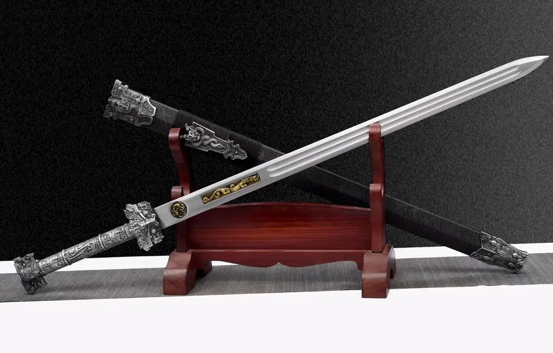 Unsharpened High Manganese Steel Hanwang Collectible Sword