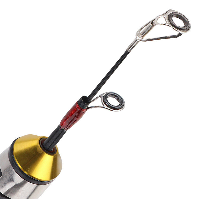 Portable Telescopic Ice Fishing Lifting Shrinking Fishing Rod