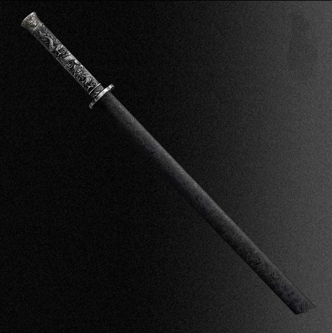 Unsharpened High Manganese Steel Tang Dynasty Sword