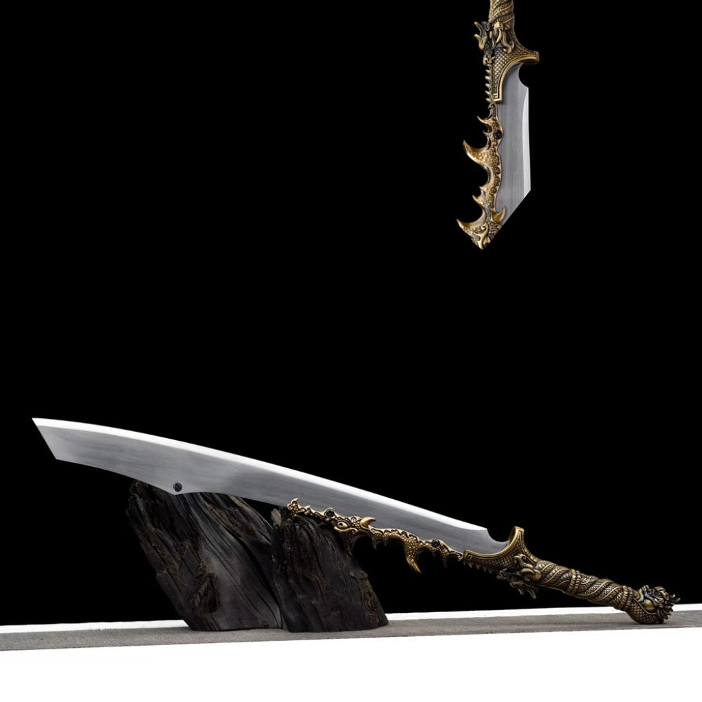Unsharpened High Manganese Steel Dragon Slayer Saber