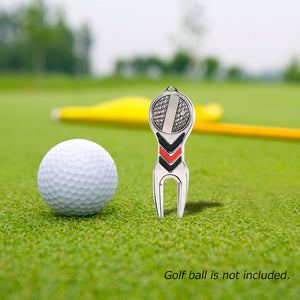 Golf Green Fork Ball Marker Golf Accessory