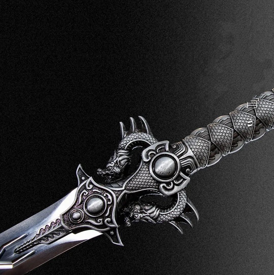 Unsharpened High Manganese Steel Lilong Collectible Sword