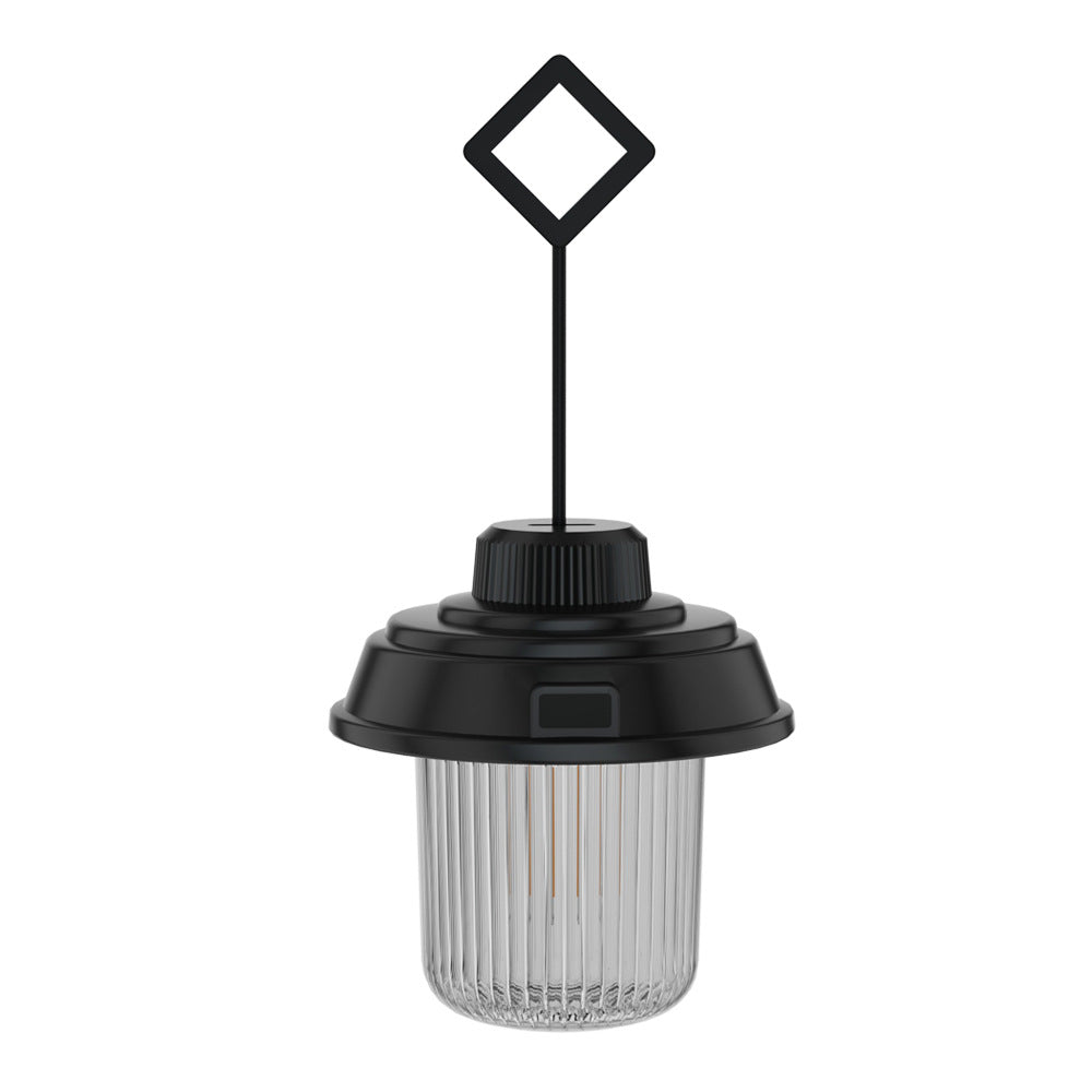 Retro Rechargeable Multi-Function Portable Camping Lantern