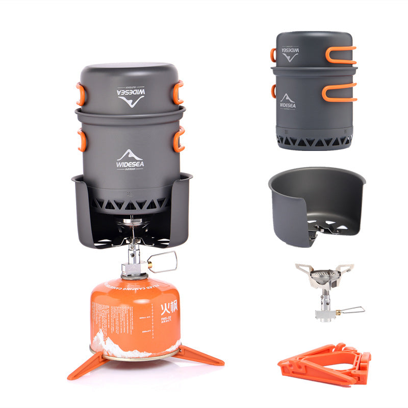 Widesea Heat Collecting Camping Cookware Set