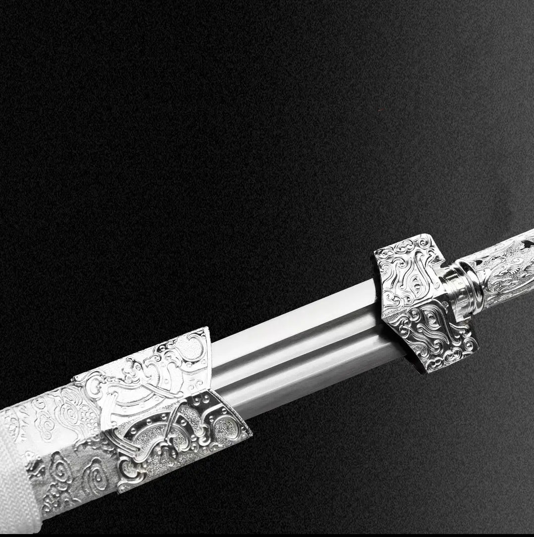 Unsharpened High Manganese Steel Dragon Soul Collectible Sword