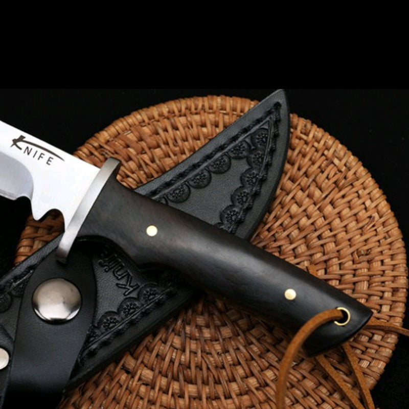 Mini Fixed Blade Camping Hunting EDC Outdoor Knife Handmade Tool
