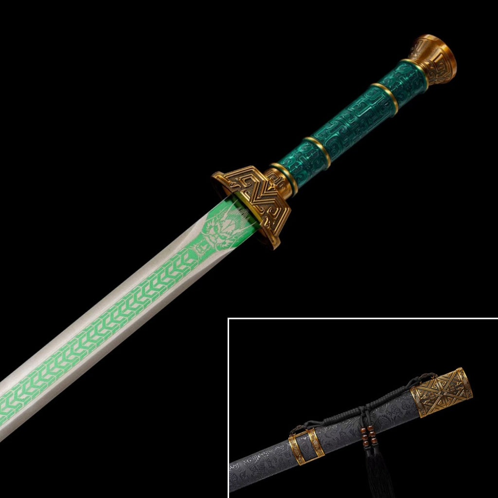 Unsharpened Tang Style Long Sword Decorative Saber