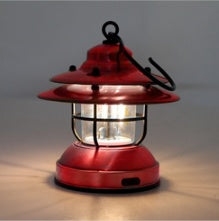 Retro Outdoor Camping Gas Tank Lantern USB Tent Light L-088