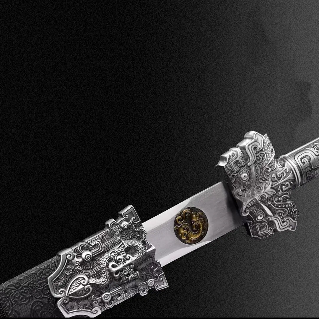 Unsharpened High Manganese Steel Hanwang Collectible Sword
