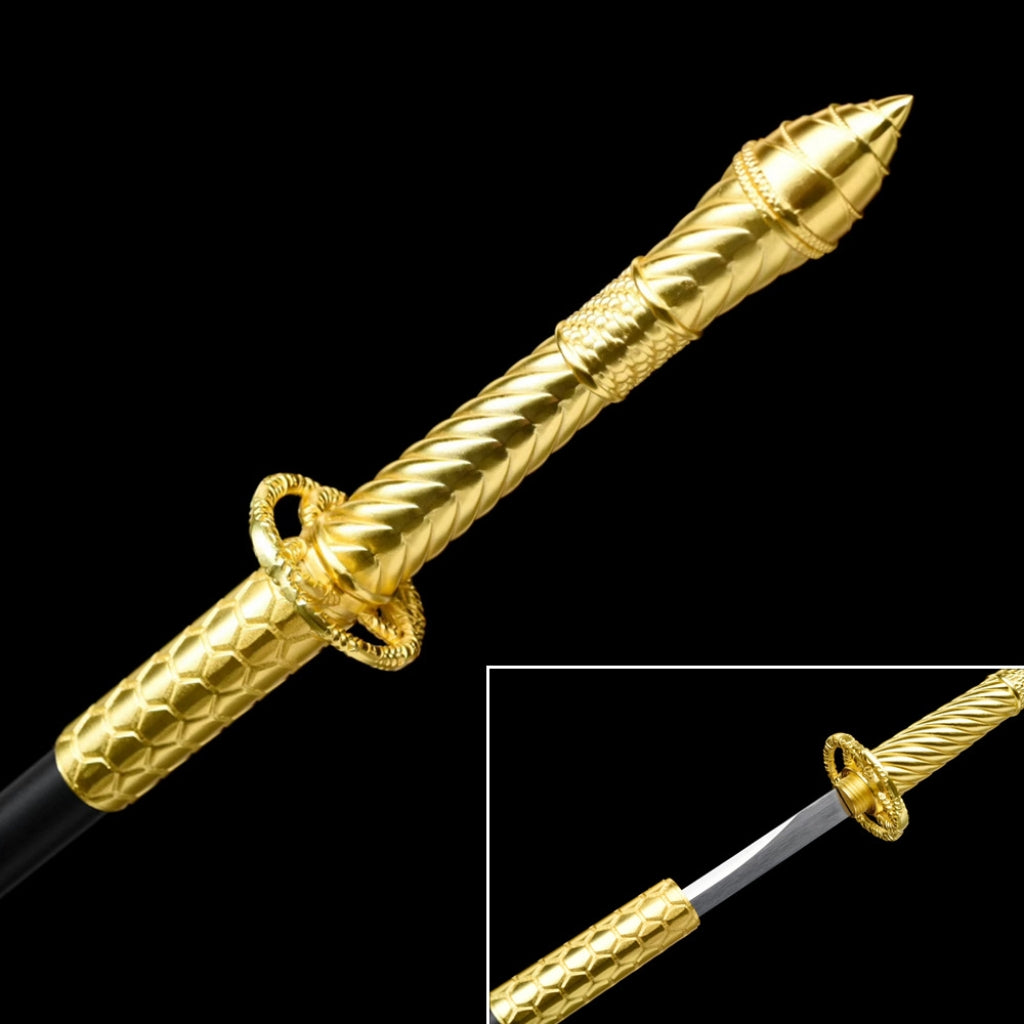 Ancient-Style Unsharpened Manganese Steel Long Sword