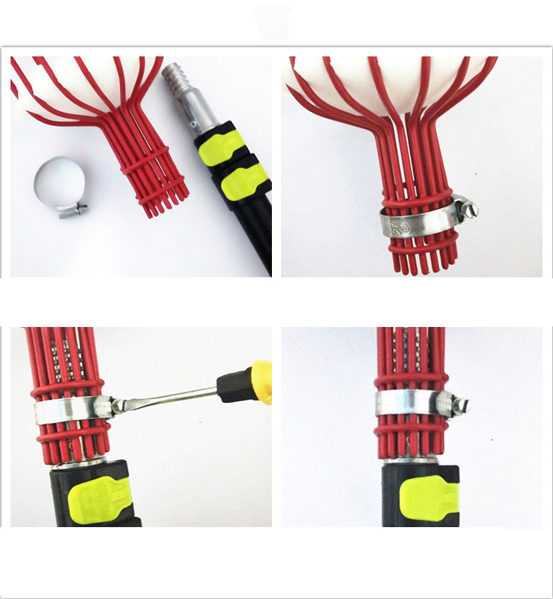High-Reach Retractable Garden Fruit Picker