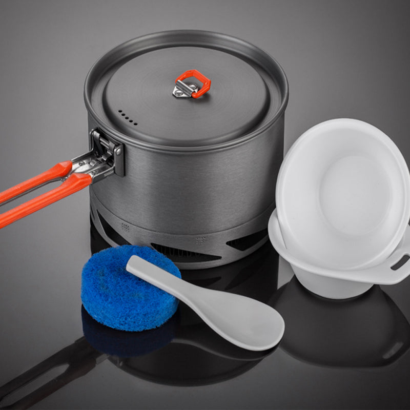 Heat Exchanger Camping Cookware Set With Utensils