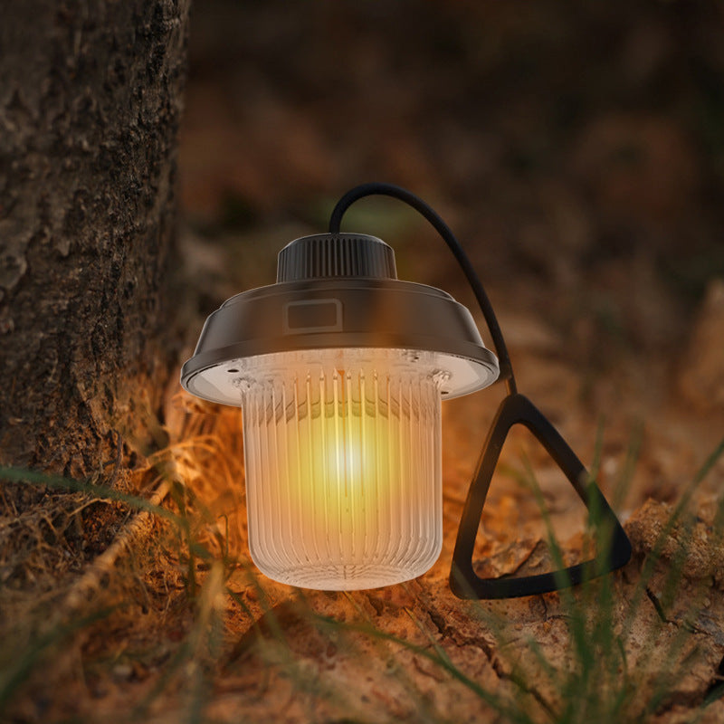 Retro Rechargeable Multi-Function Portable Camping Lantern