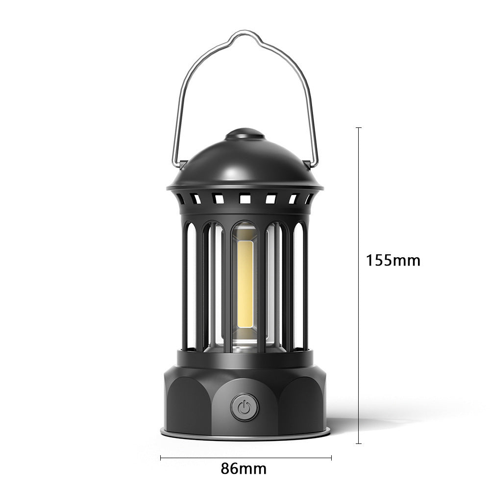 COB Portable Retro Camping Tent Lantern