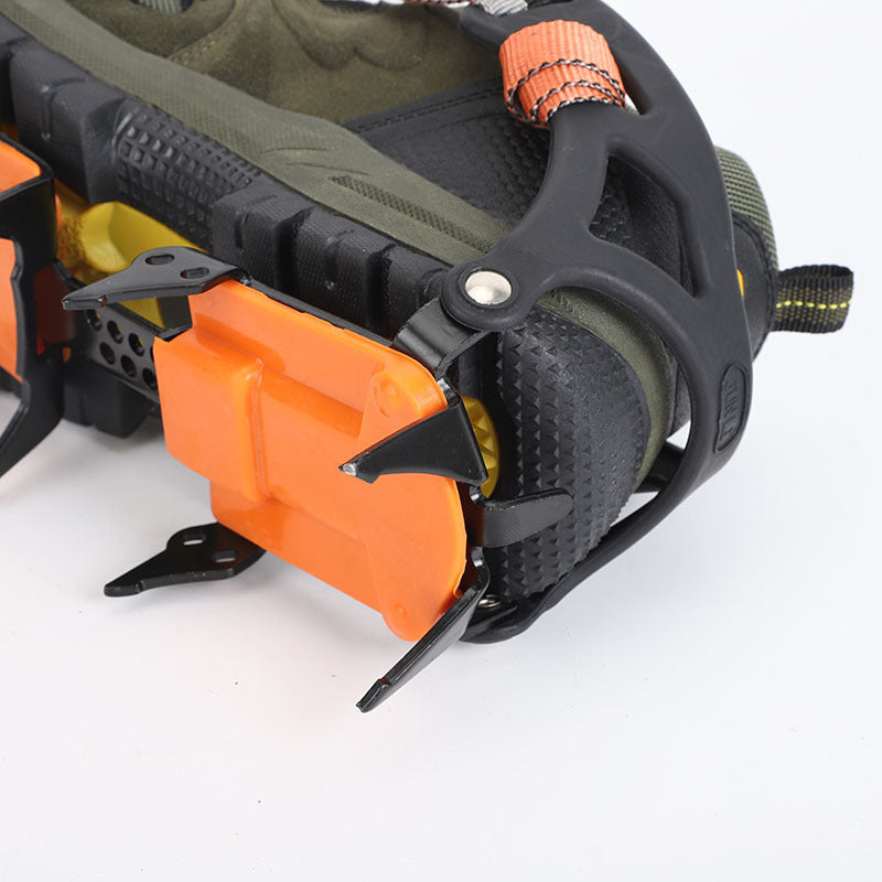 Twelve Teeth Non Slip Crampons Mountaineering Shoe Covers