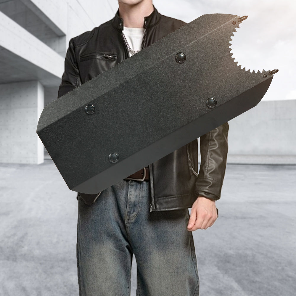 High-Strength Metal Tactical Arm Guard With Dual Head Shield