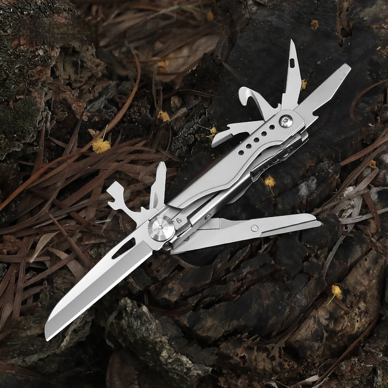 Stainless Steel Pocket Knife With Multipurpose Scissors Tool
