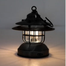 Retro Outdoor Camping Gas Tank Lantern USB Tent Light L-088