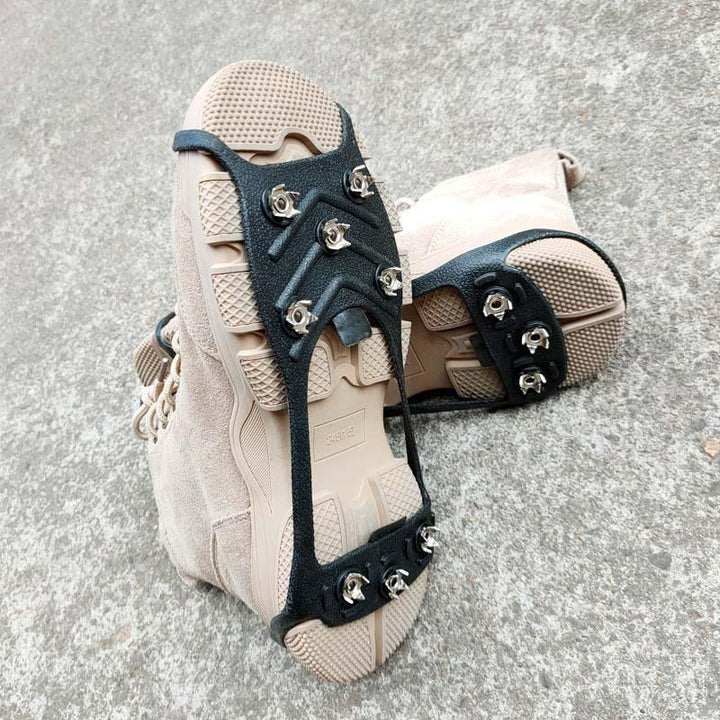 Outdoor Snow Ice Fishing Mountaineering Non Slip Crampons Shoe Covers