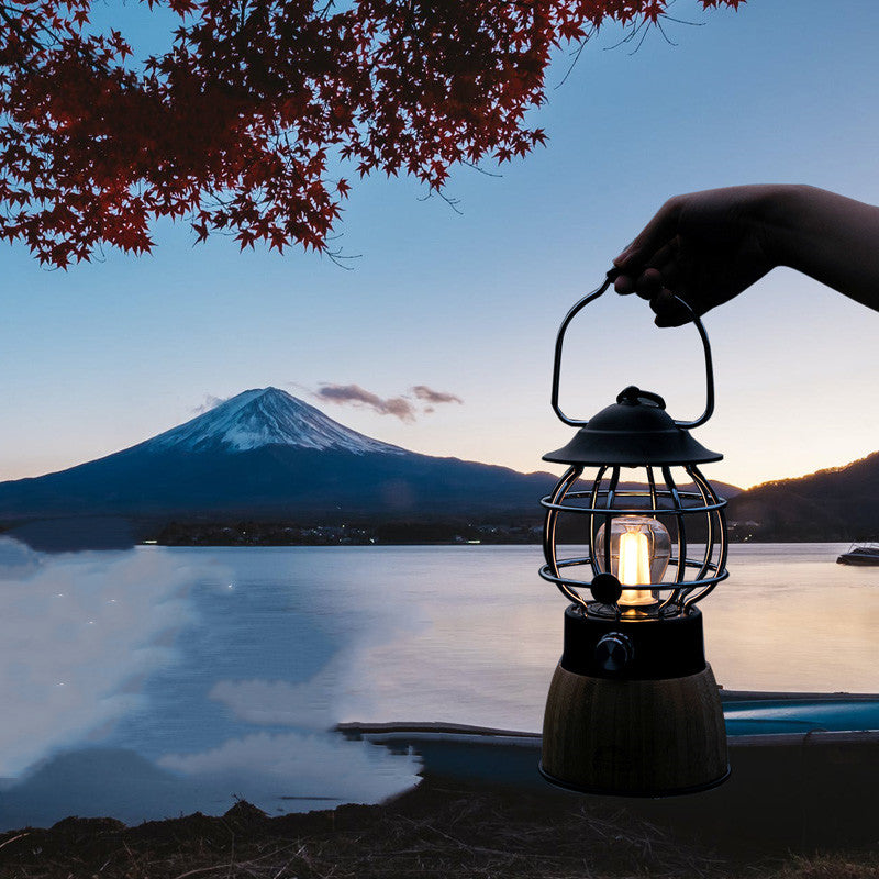 Retro Portable Camping Hanging Tent Lantern