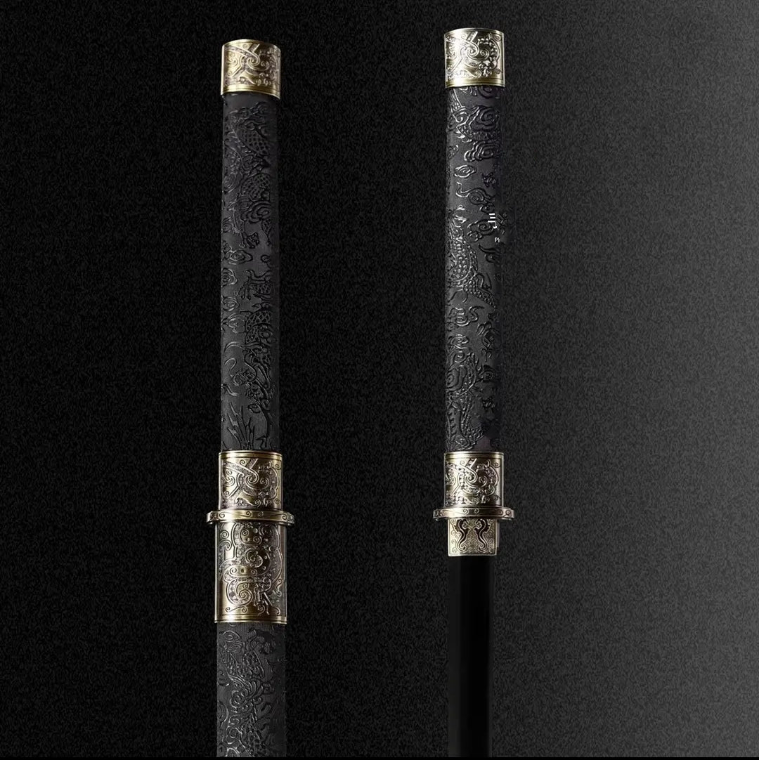 Unsharpened High Manganese Steel Tang Dynasty Taizong Sword