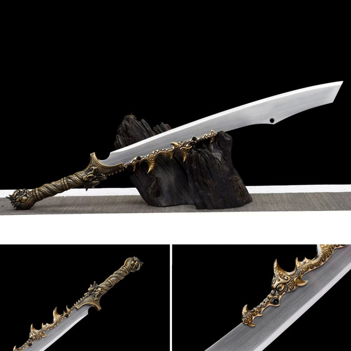 Unsharpened High Manganese Steel Dragon Slayer Saber