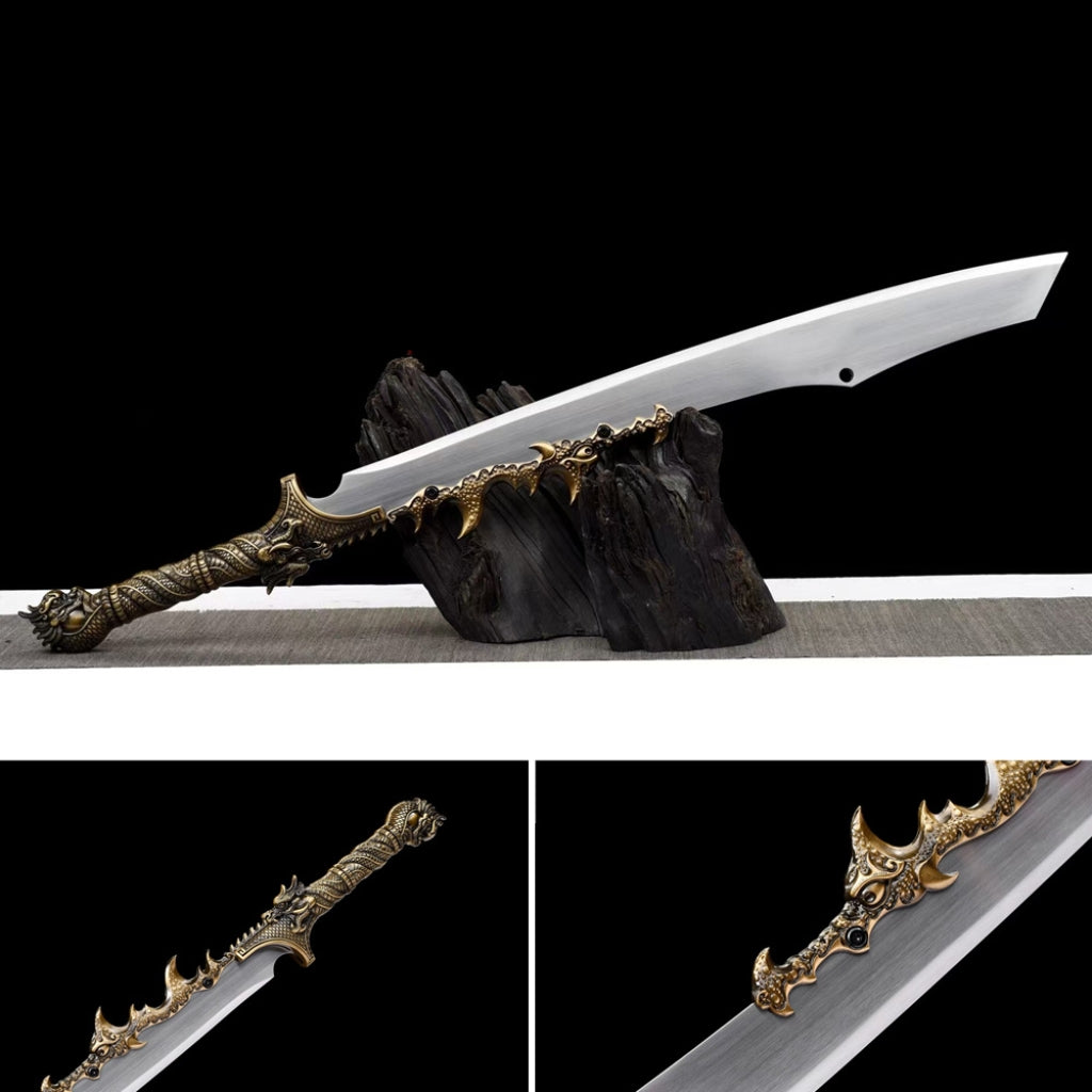 Unsharpened High Manganese Steel Dragon Slayer Saber