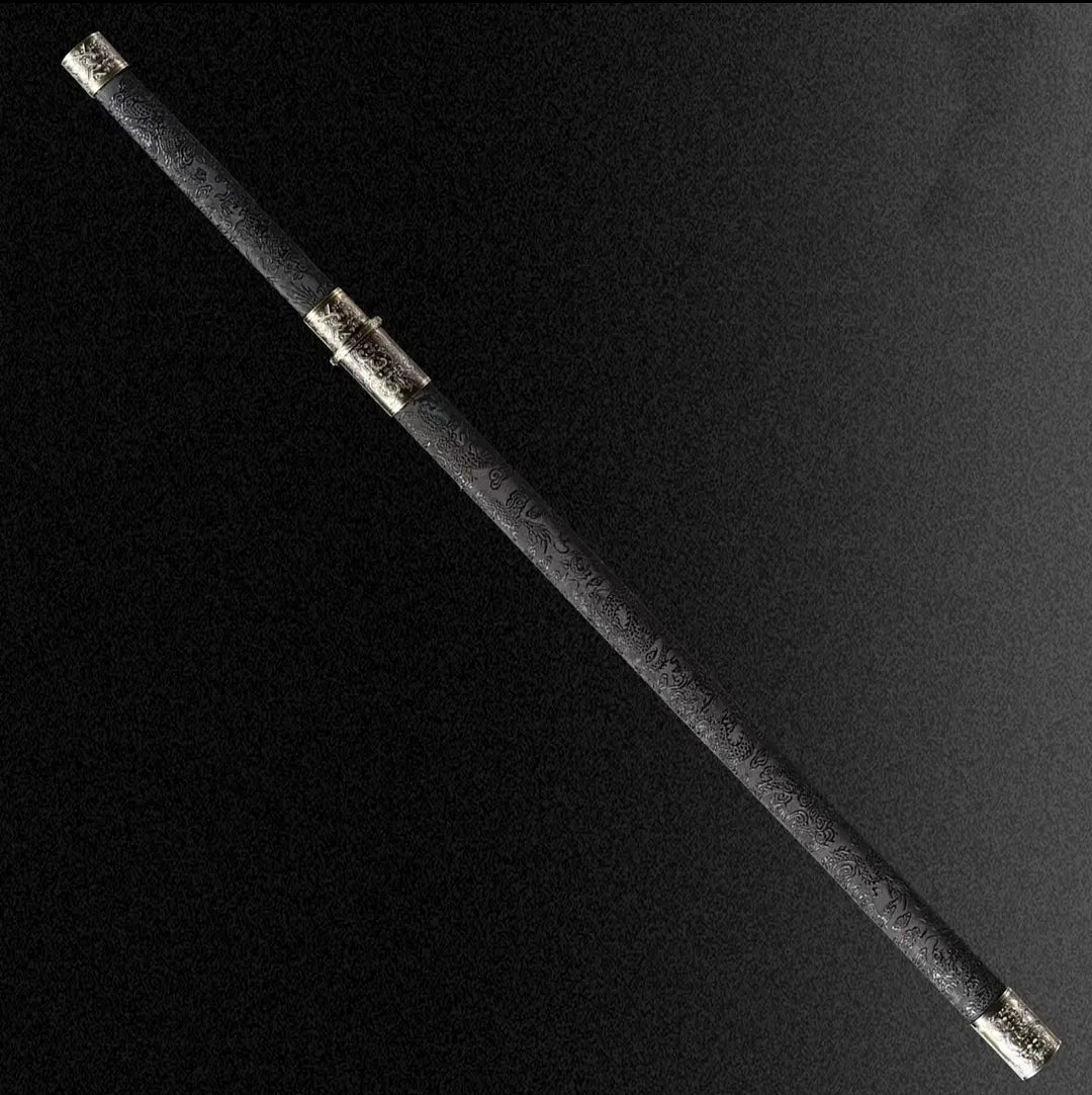 Unsharpened High Manganese Steel Tang Dynasty Taizong Sword