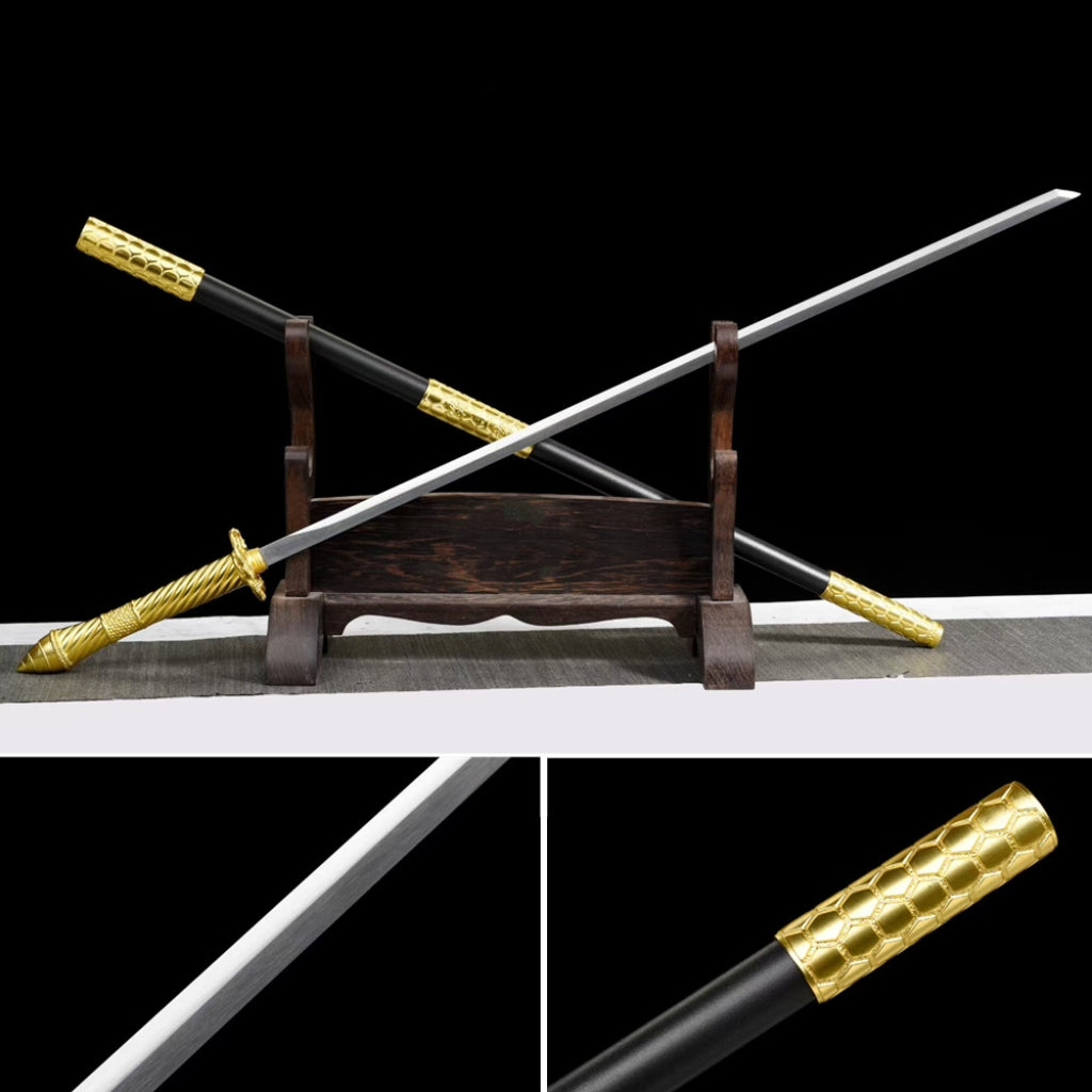 Ancient-Style Unsharpened Manganese Steel Long Sword
