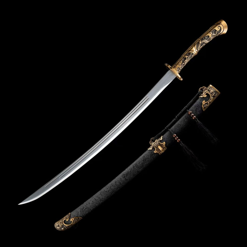 Unsharpened High Manganese Steel Linglong Xiuchun Dao Sword