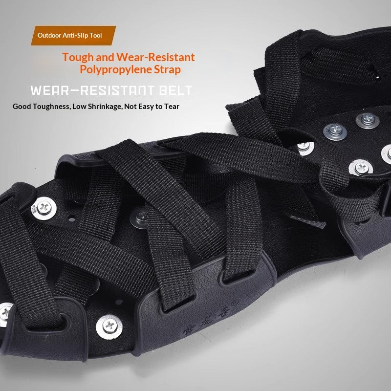 Professional Non Slip Crampons Shoe Covers Snow Ice