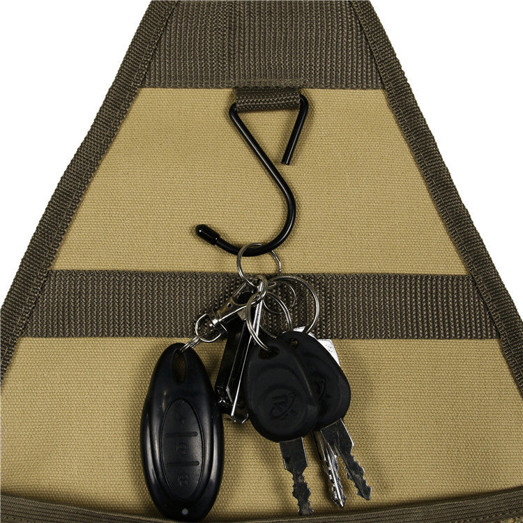 Foldable Camping Tableware Set With Hanging Bag
