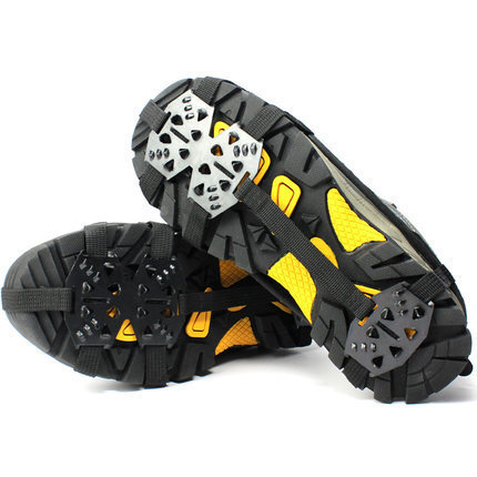 Outdoor 24-tooth Reinforced Crampons Non-slip Shoe Cover