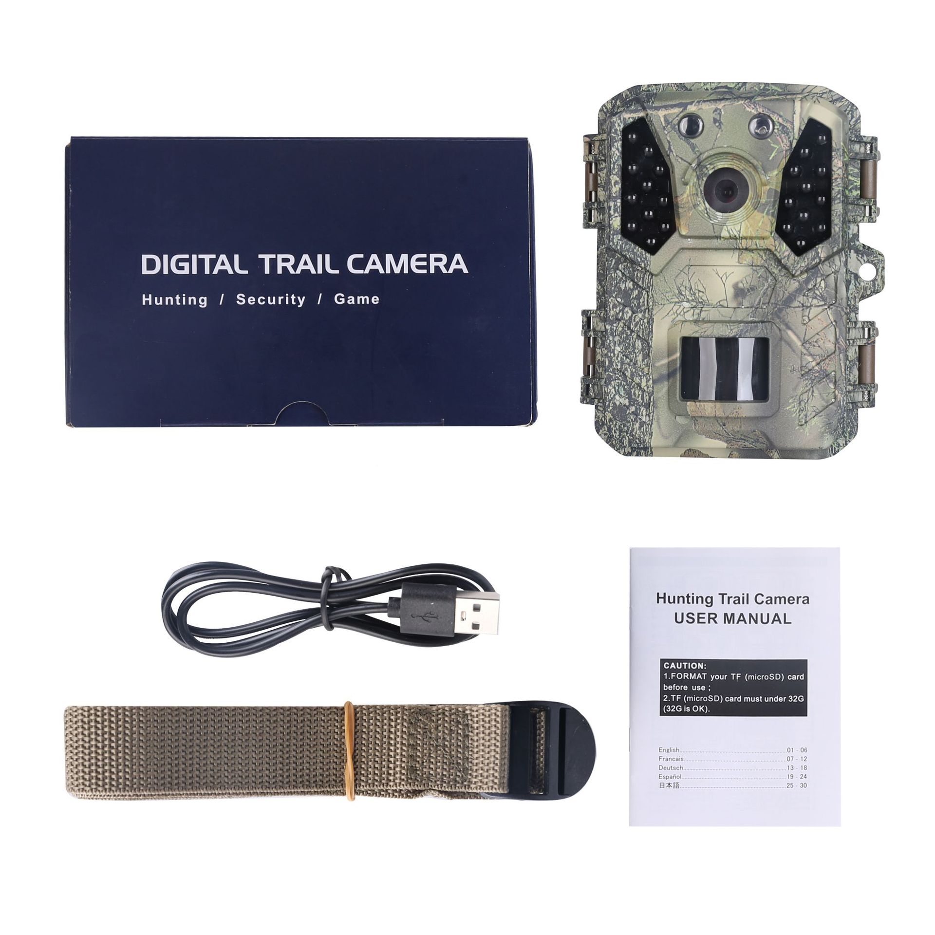 Pet Outdoor Infrared Waterproof Night Vision Trail Camera Device