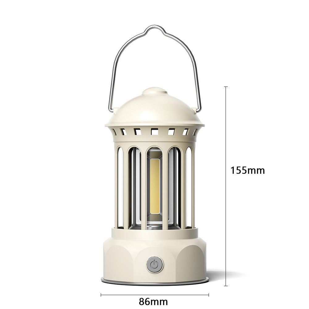 COB Portable Retro Camping Tent Lantern