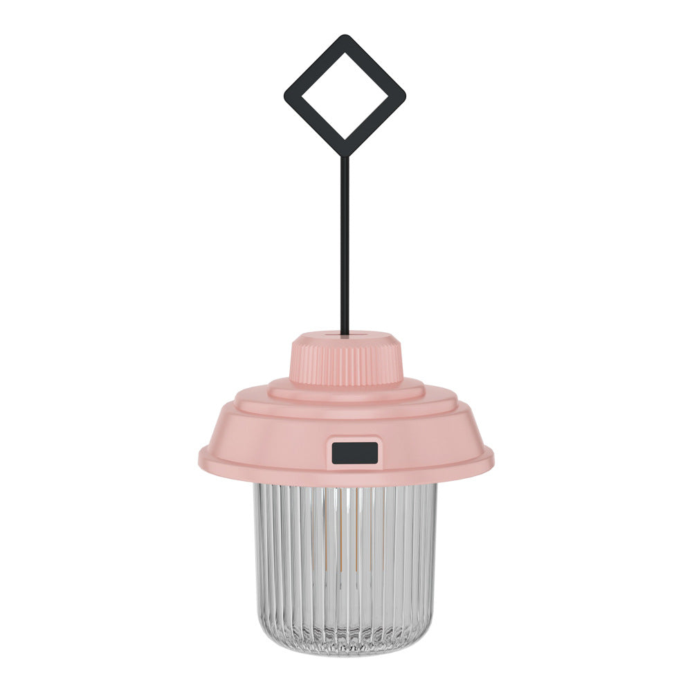 Retro Rechargeable Multi-Function Portable Camping Lantern