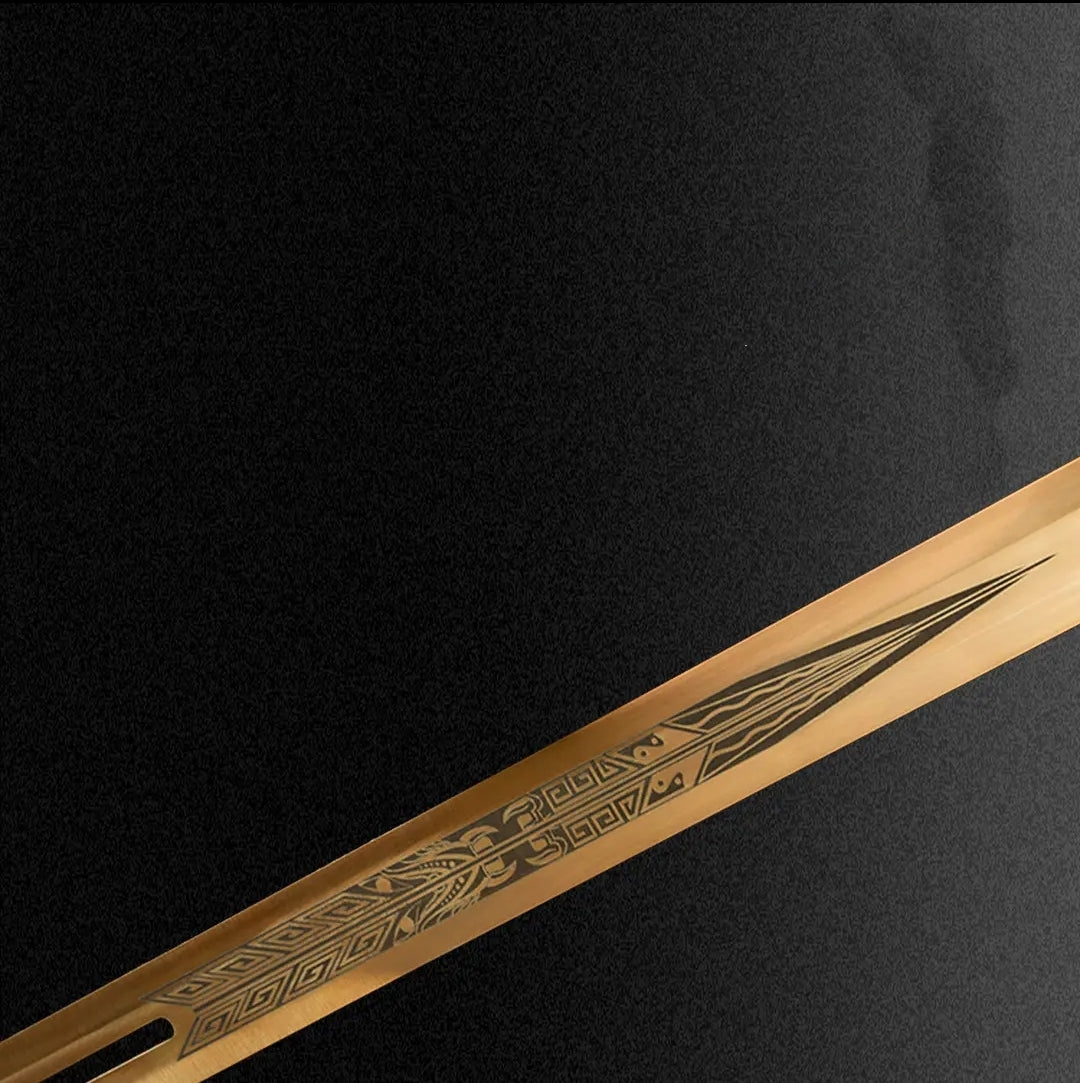 Unsharpened High Manganese Steel Jinsheng Collectible Sword
